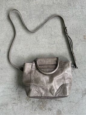Frye Leather Mini Riviana Shoulder Tote Bag